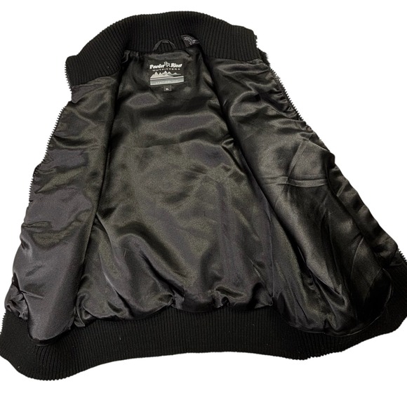 Powder River Outfitters Faux Fur Western Vest Women XL Black Mustang Horse Print - Picture 10 of 10